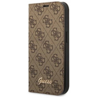 Guess GUBKP14SHG4SHW iPhone 14 6.1 "brown / brown book 4G Vintage Gold Logo
