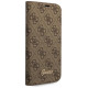 Guess GUBKP14SHG4SHW iPhone 14 6.1 "brown / brown book 4G Vintage Gold Logo