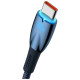 Baseus Glimmer Series fast charging cable USB-A - USB-C 100W 480Mbps 1m blue