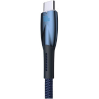 Baseus Glimmer Series fast charging cable USB-A - USB-C 100W 480Mbps 1m blue