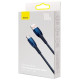 Baseus Glimmer Series fast charging cable USB-A - USB-C 100W 480Mbps 1m blue