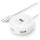 Ugreen HUB USB2.0 4x USB-A 480Mbps 1m white (CR106)