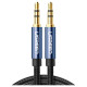 Ugreen AUX audio cable straight minijack 3.5mm plug 3m blue (AV112)