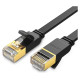 Ugreen Ethernet patch cord U/FTP Cat. 7 10Gb/s flat 0.5m black (NW106)