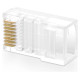 Ugreen 100x plug end RJ45 8P8C (UTP Cat. 5 / Cat. 5e) transparent (NW110)