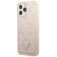 Guess 4G Triangle Logo Cardslot Case for iPhone 13 Pro / 13 - Pink