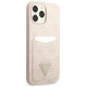 Guess 4G Triangle Logo Cardslot Case for iPhone 13 Pro / 13 - Pink