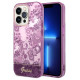 Guess Porcelain Collection case for iPhone 14 Pro Max - fuchsia