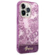 Guess Porcelain Collection case for iPhone 14 Pro Max - fuchsia