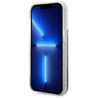 Guess Flower Liquid Glitter case for iPhone 14 Pro Max - blue