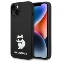 Karl Lagerfeld Silicone Choupette case for iPhone 14 Plus - black