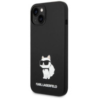 Karl Lagerfeld Silicone Choupette case for iPhone 14 Plus - black