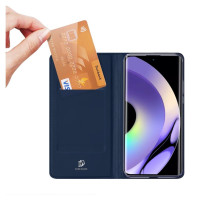 Dux Ducis Skin Pro case for Realme 10 Pro+ flip cover card wallet stand blue