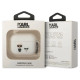 Karl Lagerfeld KLACAPSILKCW AirPods Pro cover white/white Silicone Karl & Choupette