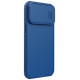 Nillkin CamShield S Case iPhone 14 Pro Max Armored Cover Camera Protector Blue