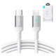 Joyroom Extraordinary Series A10 Lightning / USB-C PD 20W cable 2 m - white