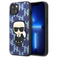 Karl Lagerfeld KLHCP13SPMNIKBL iPhone 13 mini 5.4" hardcase blue/blue Monogram Ikonik Patch