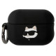 Karl Lagerfeld KLAP2RUNCHK AirPods Pro 2 cover black/black Silicone Choupette Head 3D