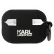 Karl Lagerfeld KLAP2RUNCHK AirPods Pro 2 cover black/black Silicone Choupette Head 3D