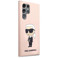 Karl Lagerfeld KLHCS23LSNIKBCP Sam S23 S918 Ultra hardcase pink/pink Silicone Ikonik