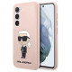 Karl Lagerfeld KLHCS23SSNIKBCP S23 S911 hardcase pink/pink Silicone Ikonik