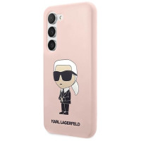 Karl Lagerfeld KLHCS23SSNIKBCP S23 S911 hardcase pink/pink Silicone Ikonik