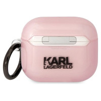 Karl Lagerfeld KLA3HNCHTCP Airpods 3 cover pink/pink Ikonik Choupette