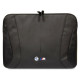 BMW Carbon&Perforated sleeve for a 16" laptop - black