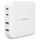Choetech PD8008 100W GaN fast charger 2x USB-A / 2x USB-C - white