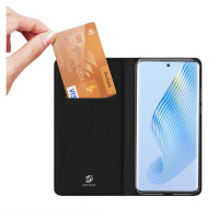 Dux Ducis Skin Pro case for Honor Magic5 flip cover card wallet stand black