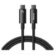 Baseus CAWJ040101 USB-C - USB-C cable 240W 480Mb/s 2m - black and gray