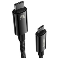 Baseus CAWJ040101 USB-C - USB-C cable 240W 480Mb/s 2m - black and gray