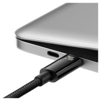 Baseus CAWJ040101 USB-C - USB-C cable 240W 480Mb/s 2m - black and gray