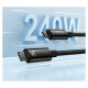 Baseus CAWJ040101 USB-C - USB-C cable 240W 480Mb/s 2m - black and gray