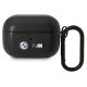 BMW BMAP22PVTK AirPods Pro cover black/black Leather Curved Line