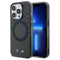 BMW Case BMW BMHMP14LHGPK iPhone 14 Pro 6.1" Grey/Grey Pattern MagSafe