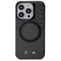 BMW Case BMW BMHMP14LHGPK iPhone 14 Pro 6.1" Grey/Grey Pattern MagSafe