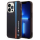 BMW Case BMW BMHCP14L22HVGV iPhone 14 Pro 6.1" black/black IML Tricolor Stripe