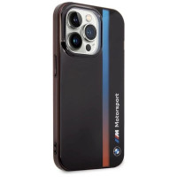 BMW Case BMW BMHCP14L22HVGV iPhone 14 Pro 6.1" black/black IML Tricolor Stripe