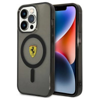 Ferrari FEHMP14LUKK iPhone 14 Pro 6.1" black/black hardcase Translucent Magsafe