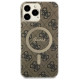 Guess GUHMP13XH4STW iPhone 13 Pro Max 6.7" brown/brown hardcase 4G MagSafe