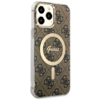 Guess GUHMP13XH4STW iPhone 13 Pro Max 6.7" brown/brown hardcase 4G MagSafe