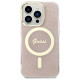 Guess GUHMP14LH4STP iPhone 14 Pro 6.1" pink/pink hardcase 4G MagSafe