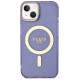 Guess GUHMP14MHCMCGU iPhone 14 Plus 6.7" purple/purple hardcase Glitter Gold MagSafe