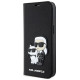 Karl Lagerfeld KLBKP14LSANKCPK iPhone 14 Pro 6.1" bookcase black/black Saffiano Karl & Choupette