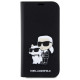 Karl Lagerfeld KLBKP14LSANKCPK iPhone 14 Pro 6.1" bookcase black/black Saffiano Karl & Choupette