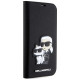 Karl Lagerfeld KLBKP14LSANKCPK iPhone 14 Pro 6.1" bookcase black/black Saffiano Karl & Choupette
