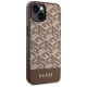 Guess GUHMP14MHGCFSEW iPhone 14 Plus 6.7" brown/brown hard case GCube Stripes MagSafe