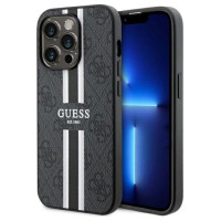 Guess GUHMP14XP4RPSK iPhone 14 Pro Max 6.7" black/black hardcase 4G Printed Stripes MagSafe