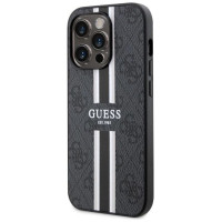 Guess GUHMP14XP4RPSK iPhone 14 Pro Max 6.7" black/black hardcase 4G Printed Stripes MagSafe